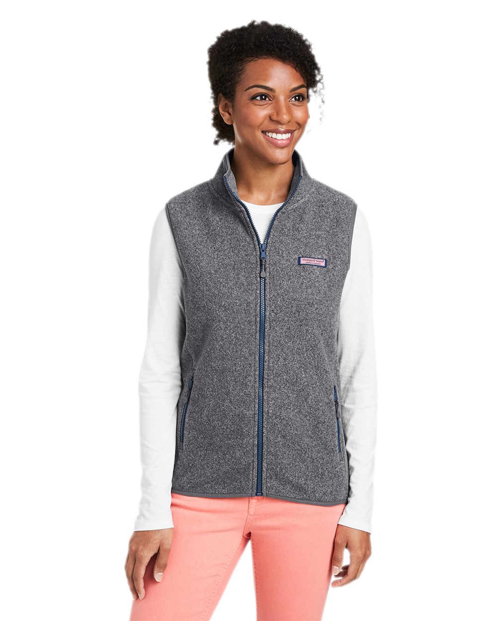 vineyard vines Women's Harbor Fleece Vest O001412