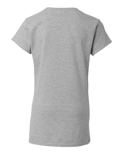 Gildan Women's Softstyle® V-Neck T-Shirt 64V00L #color_Sport Grey