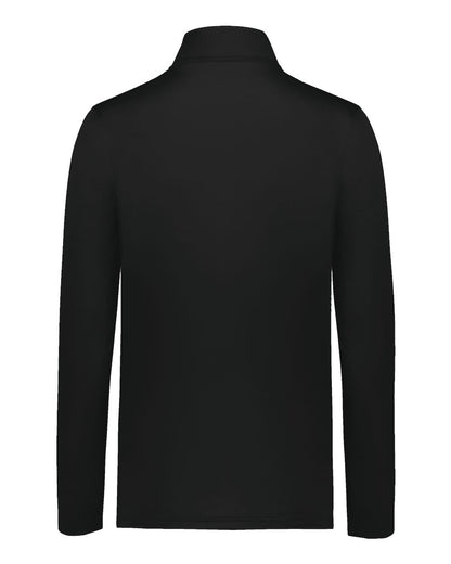Holloway Women's CoolCore® Quarter-Zip Pullover 222340 #color_Black