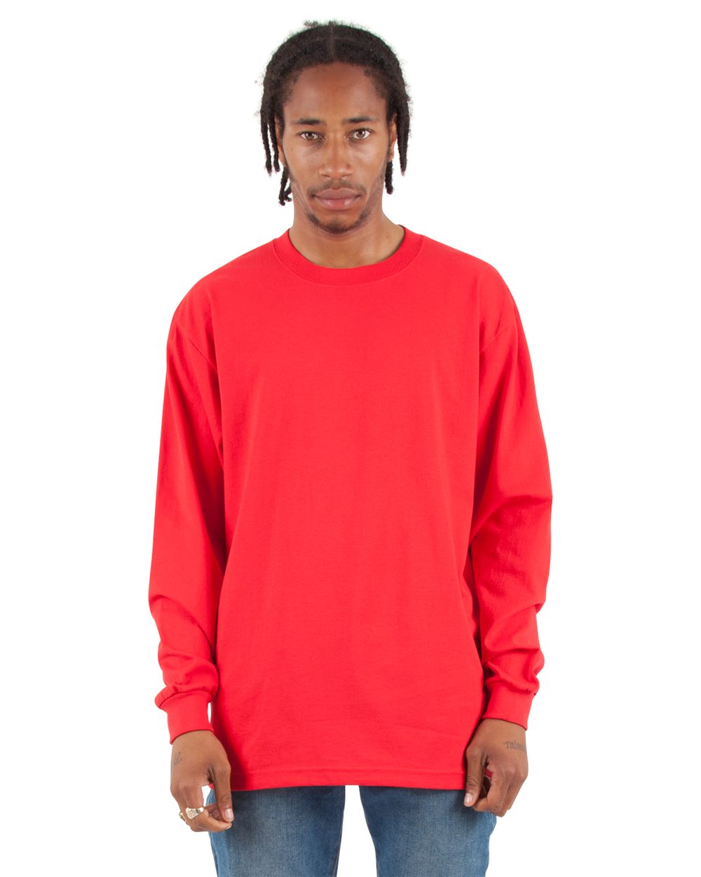 Shaka Wear Men's Max Heavyweight Long Sleeve T-Shirt SHMHLS