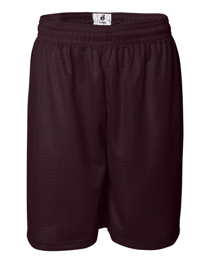 Badger Pro Mesh 9" Shorts 7209 #color_Maroon