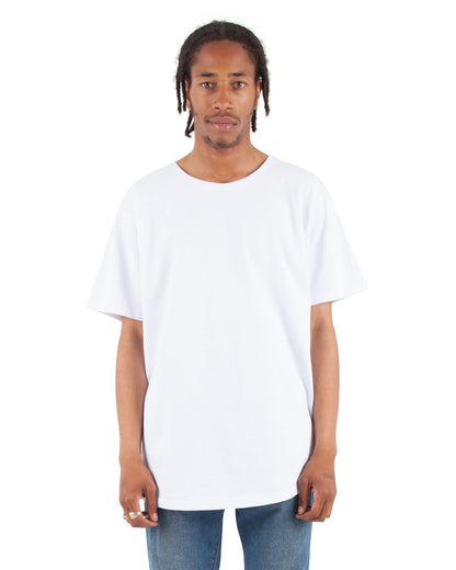 Shaka Wear Unisex Curved Hem Long T-Shirt SHCLT Shaka Wear Unisex Curved Hem Long T-Shirt SHCLT