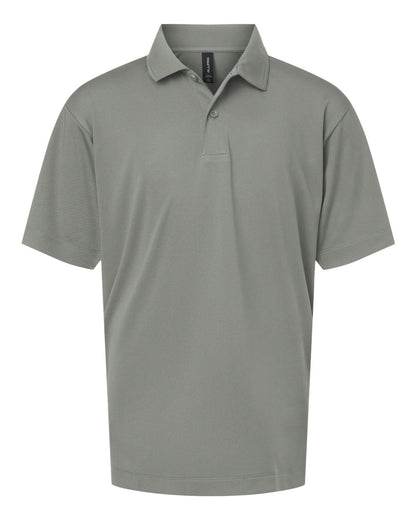 AllPro Youth Pro-Lock Performance Polo 41800Y #color_Greystone