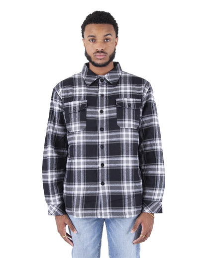 Shaka Wear Men's Plaid Flannel Jacket SHPFJ Shaka Wear Men's Plaid Flannel Jacket SHPFJ