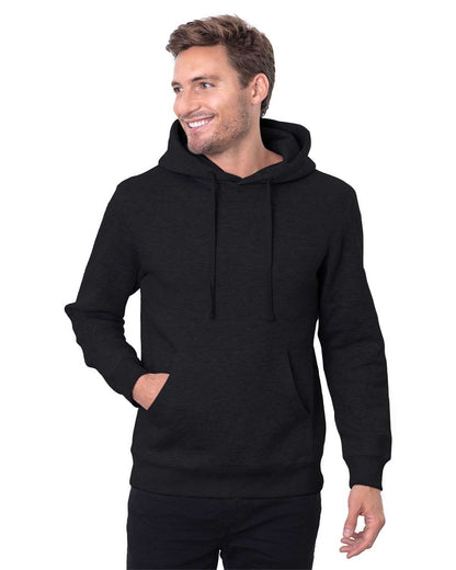 Threadfast Apparel Unisex Epic Fleece Pullover Hooded Sweatshirt T2000 #colormdl_Heather Black