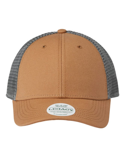 LEGACY Lo-Pro Snapback Trucker Cap LPS #color_Caramel/ Dark Grey
