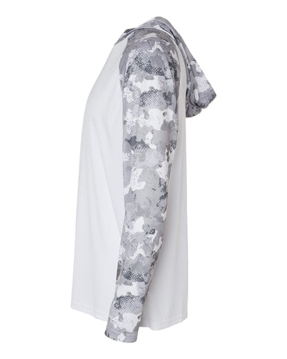 Paragon Unisex Tortuga Extreme Performance Hooded T-Shirt 240 #color_White/ Aluminum Camo