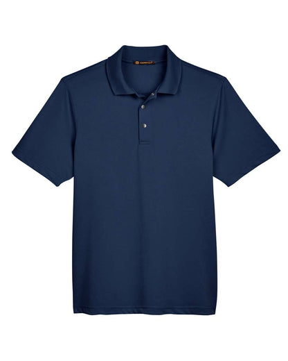 Harriton Men's Advantage Snag Protection Plus IL Snap Placket Polo M345 #color_Dark Navy