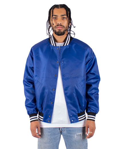Shaka Wear Men's Varsity Bomber Jacket SHVBJ Shaka Wear Men's Varsity Bomber Jacket SHVBJ