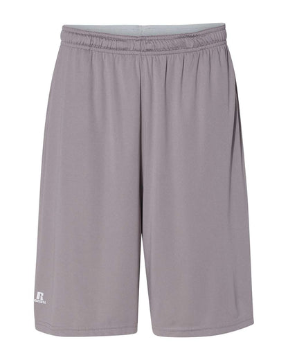 Russell Athletic Men's Dri-Power® Essential 10" Shorts with Pockets TS7X2M #color_Rock