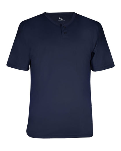 Alleson Athletic B-Core Youth Placket Jersey 2930 #color_Navy