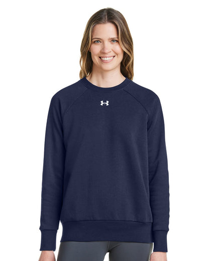 Under Armour Women's Rival Fleece Crewneck Sweatshirt 1379508 Under Armour Women's Rival Fleece Crewneck Sweatshirt 1379508