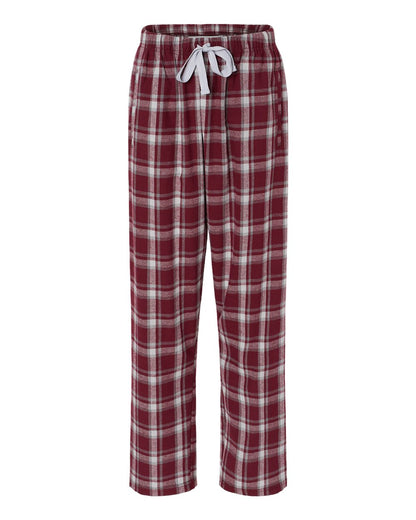 Boxercraft Women's Haley Flannel Pants BW6620 #color_Heritage Maroon Plaid