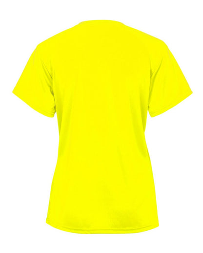 Badger Youth B-Core V-Neck T-Shirt 2162 #color_Safety Yellow