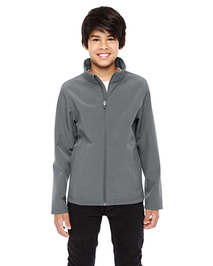 Team 365 Youth Leader Soft Shell Jacket TT80Y #colormdl_Sport Graphite