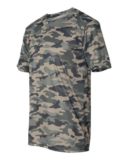 Badger Camo T-Shirt 4181 #color_Sand