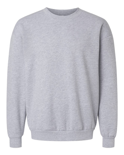 American Apparel Unisex ReFlex Fleece Crewneck Sweatshirt RF496 #color_Heather Grey