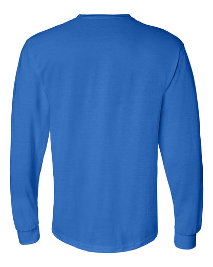 Gildan Unisex DryBlend® 50/50 Long Sleeve T-Shirt 8400 #color_Royal