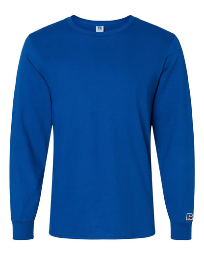 Russell Athletic Unisex Combed Ringspun Long Sleeve T-Shirt 600LRUS #color_Royal