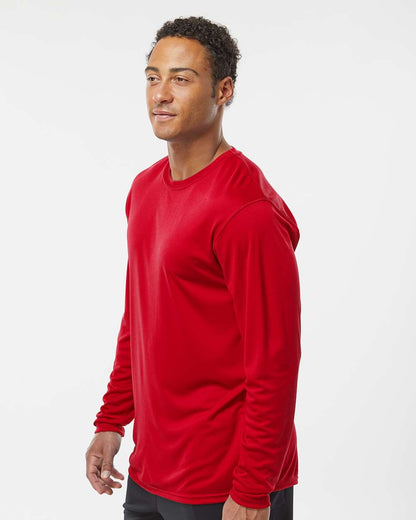Holloway Men's Momentum Long Sleeve T-Shirt 222822 #colormdl_Scarlet