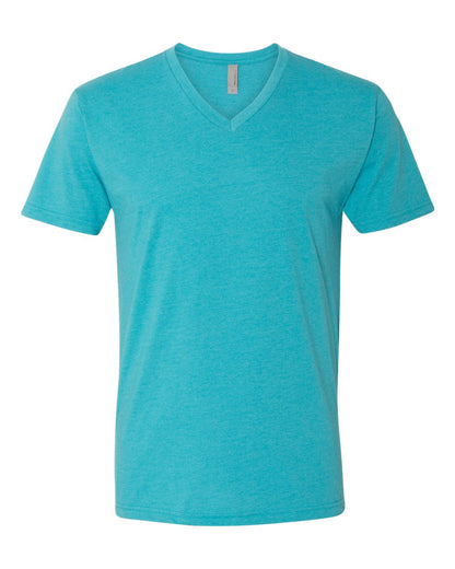 Next Level CVC V-Neck T-Shirt 6240 #color_Bondi Blue