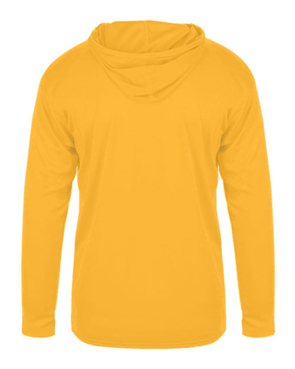 Badger Youth B-Core Long Sleeve Hooded T-Shirt 2105 #color_Gold