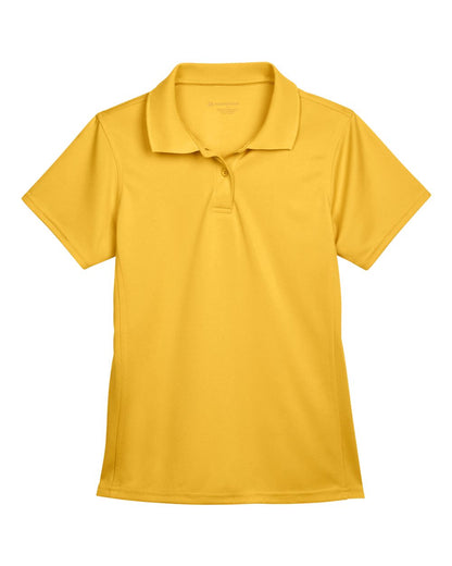 Harriton Women's Polyester Jersey Polo M315W #color_Gold
