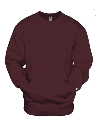 Badger Pocket Sweatshirt 1252 #color_Maroon