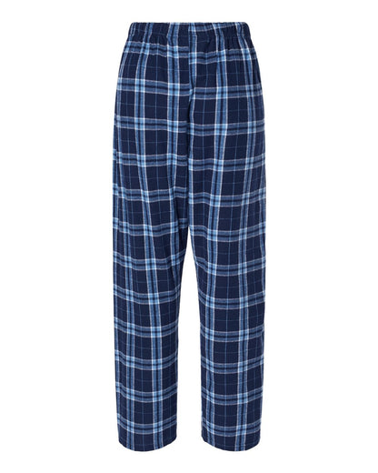 Boxercraft Women's Haley Flannel Pants BW6620 #color_Navy/ Columbia