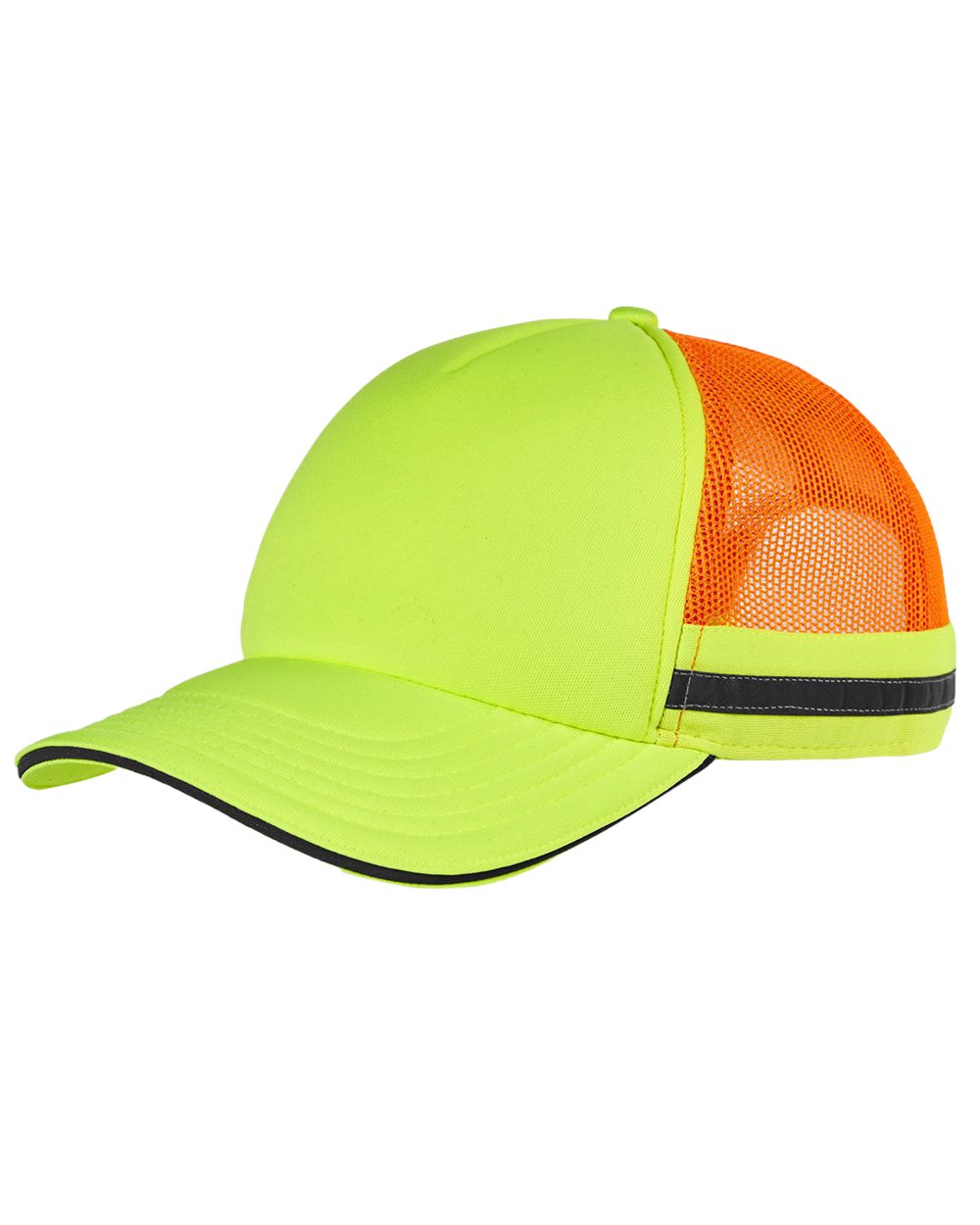 Big Accessories Safety Trucker Cap BA661
