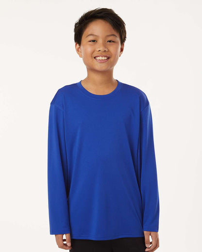 AllPro Youth Pro-Lock Performance Long Sleeve T-Shirt 48400Y #colormdl_Royal