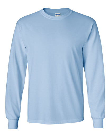 Gildan Unisex Ultra Cotton® Long Sleeve T-Shirt 2400 #color_Light Blue