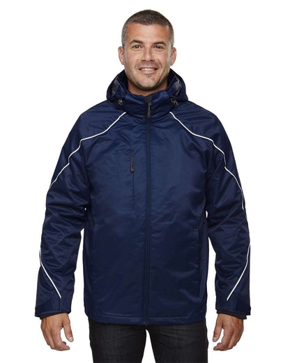 North End Men's Tall Angle 3-in-1 Jacket with Bonded Fleece Liner 88196T #colormdl_Night