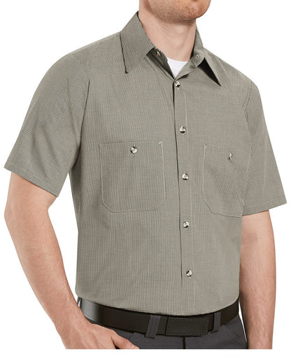 Red Kap Men's Premium Short Sleeve Work Shirt SP20 Red Kap Men's Premium Short Sleeve Work Shirt SP20