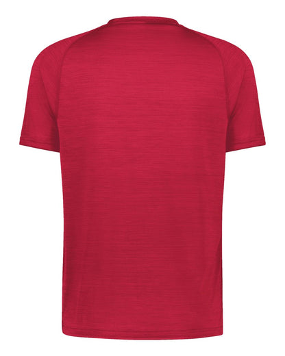 Holloway Youth Eco Revive™ All-Pro T-Shirt 222654 #color_Scarlet Heather