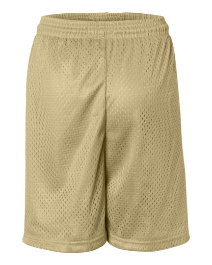 Badger Youth Pro Mesh 6" Shorts 2207 #color_Vegas Gold