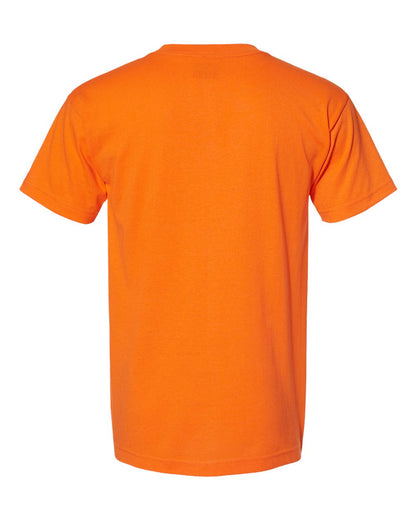 Bayside USA-Made 50/50 T-Shirt 1701 #color_Safety Orange