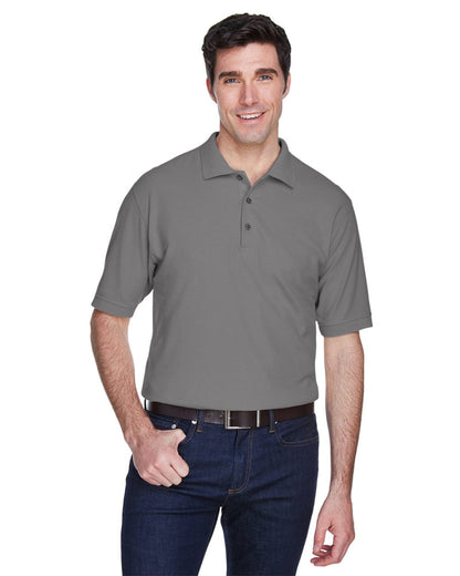 UltraClub Men's Whisper Piqué Polo 8540 UltraClub Men's Whisper Piqué Polo 8540