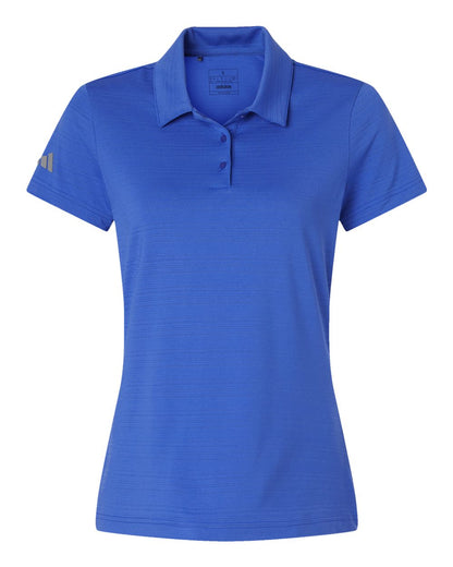 Adidas Women's Textured Stripe Polo A707 #color_Bright Royal