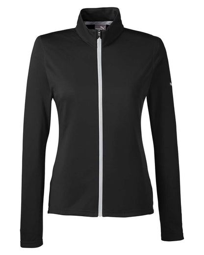 Puma Golf Women's Icon Full-Zip 596803 #color_Puma Black