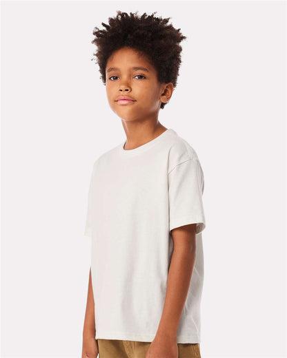 BELLA + CANVAS Youth 6oz. Heavyweight Tee 3010Y #colormdl_Vintage White