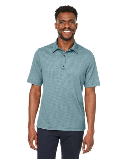 North End Men's Replay Recycled Pique Polo NE102 #colormdl_Opal Blue