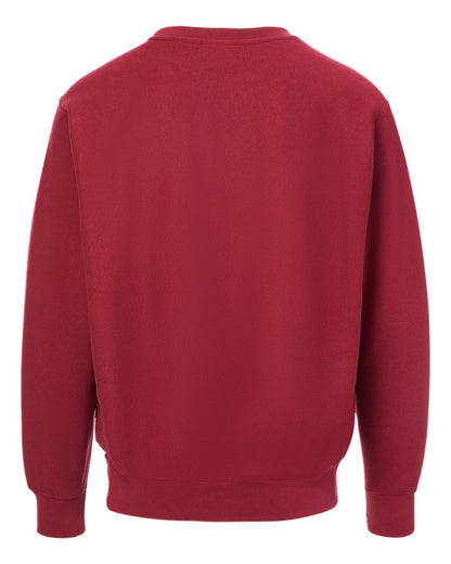 MV Sport Unisex Pro-Weave® Crewneck Sweatshirt 496 #color_Crimson