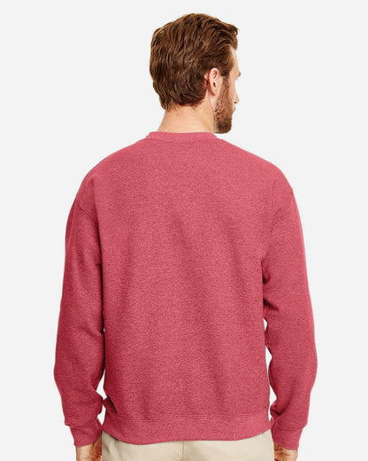 Gildan Unisex Heavy Blend™ Crewneck Sweatshirt 18000 #colormdl_Heather Scarlet Red