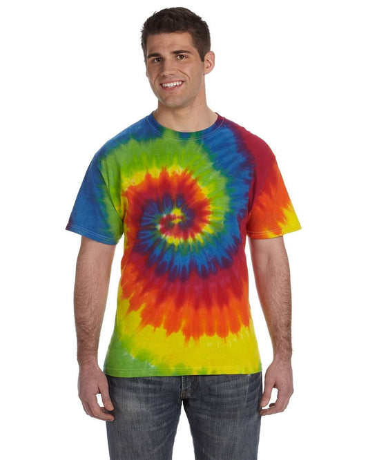 Colortone Unisex Multi-Color Tie-Dyed T-Shirt CD1000