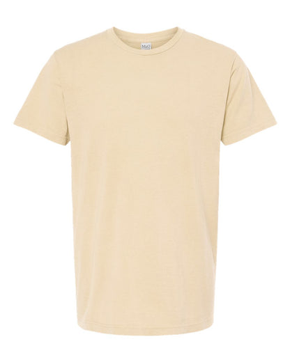 M&O Unisex Vintage Garment-Dyed T-Shirt 6500M #color_Ivory