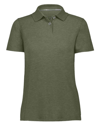 Holloway Women's Repreve® Eco Polo 222775 #color_Olive Heather