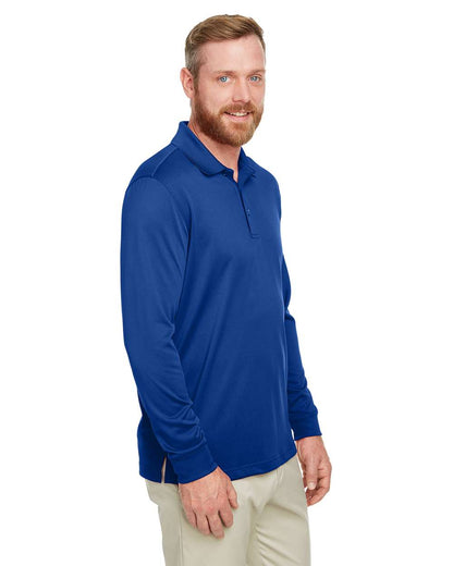 Harriton Men's Tall Advantage Long Sleeve Snag Protection Plus IL Polo M348LT #colormdl_True Royal
