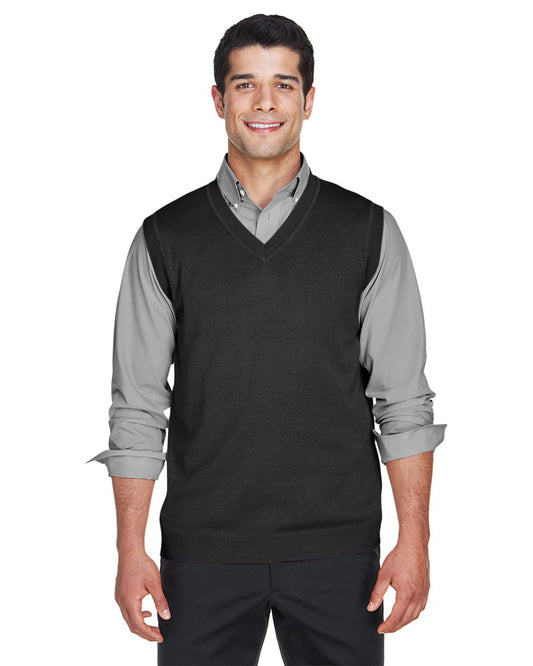 Devon & Jones Unisex V-Neck Sweater Vest D477