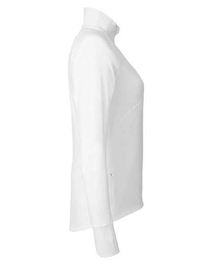Puma Golf Women's Gamer Golf Quarter-Zip Pullover 533007 #color_Bright White